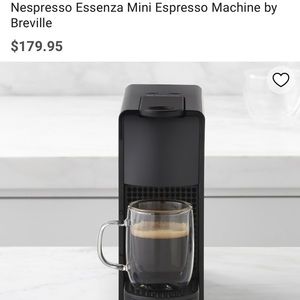 Breville Nespresso Machine